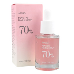 ANUA - Peach 70% Niacinamide serum, 30ml - rozświetlające serum do twarzy ANUA