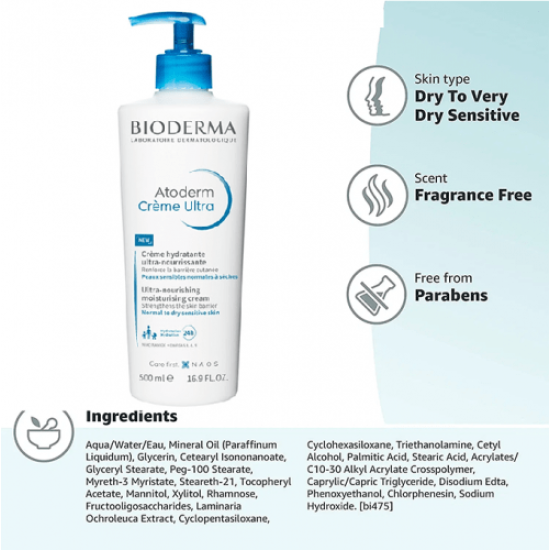 Atoderm cream from Bioderma 500 ml