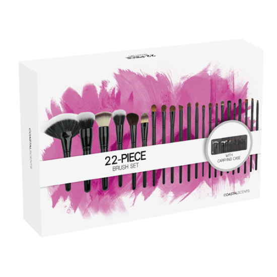 Coastal Scents 22 Piece Brush Set