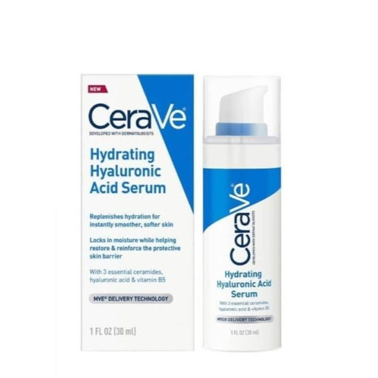 Hyaluronic acid face serum from CeraVe.